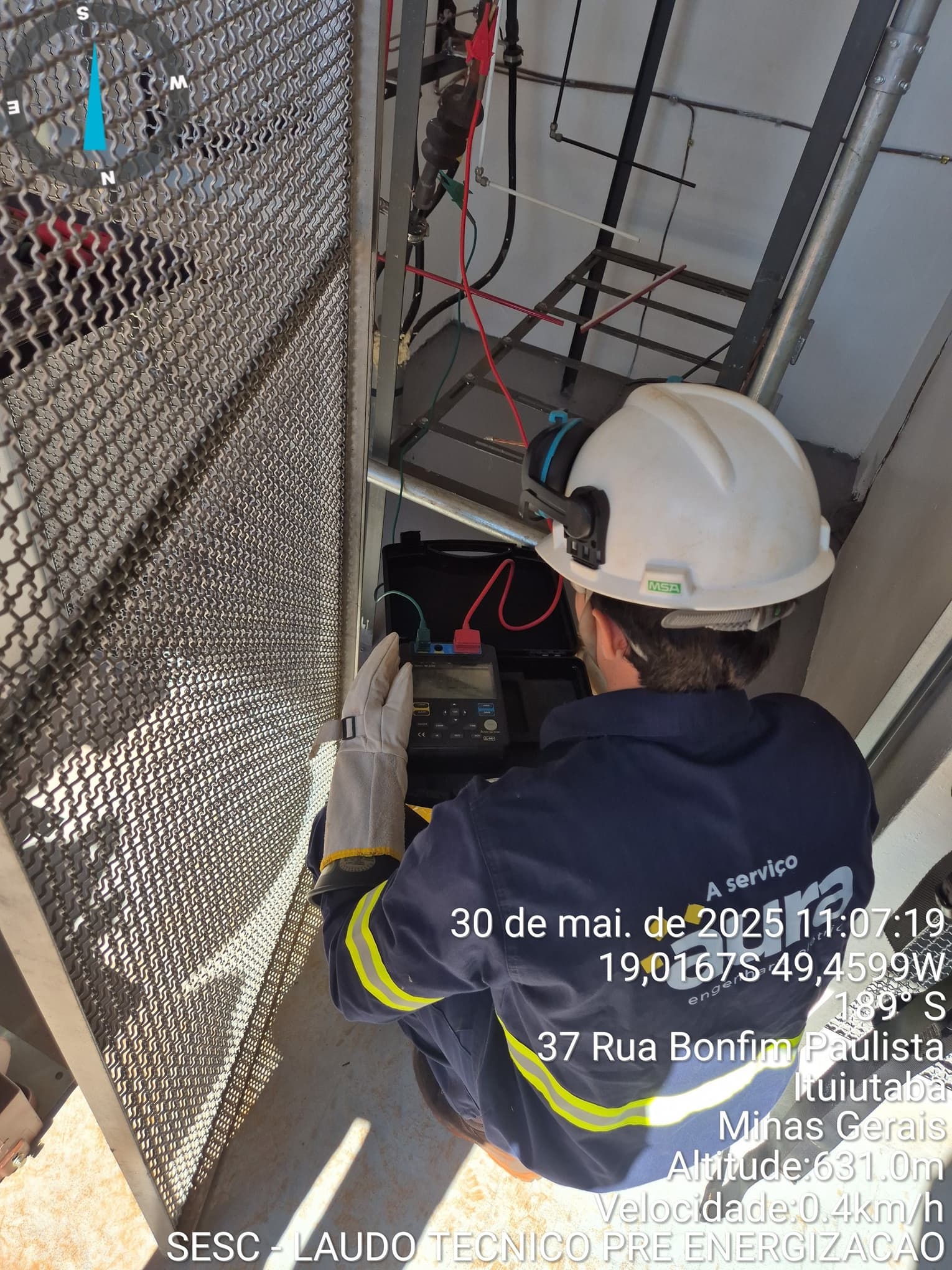 Avaliação técnica elétrica